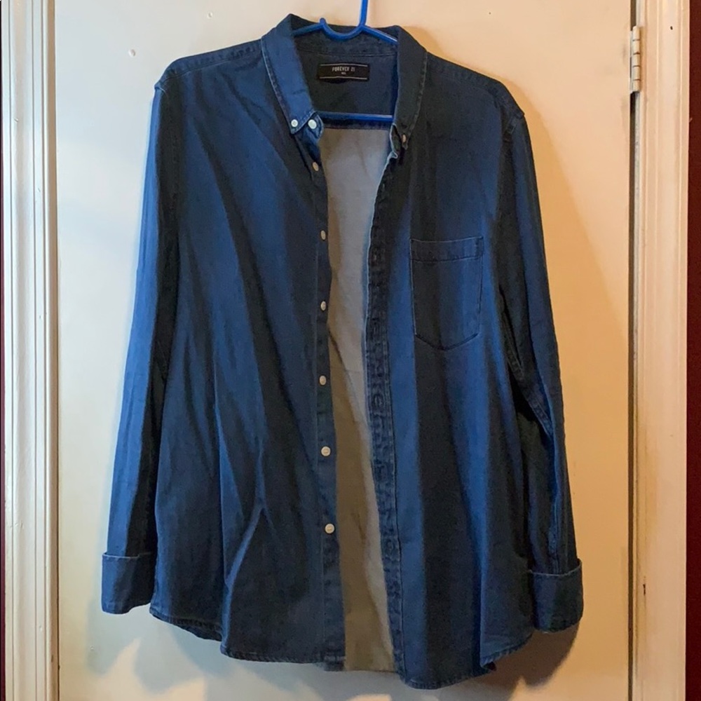 Forever 21 Denim Bottom Up Size XL